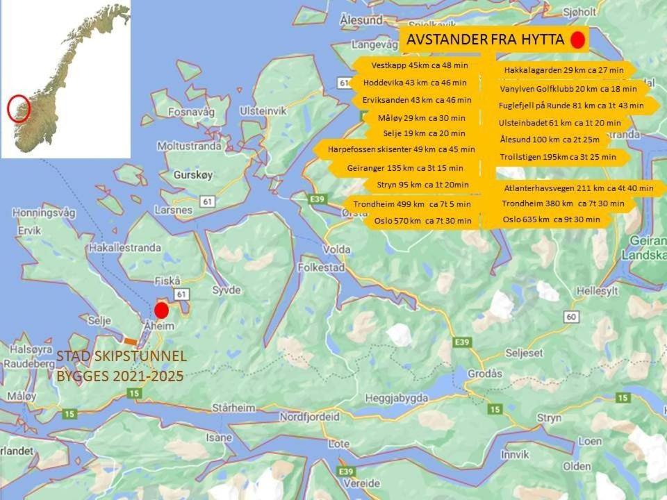 Smastranda Fjord Lodge Aheim Ngoại thất bức ảnh